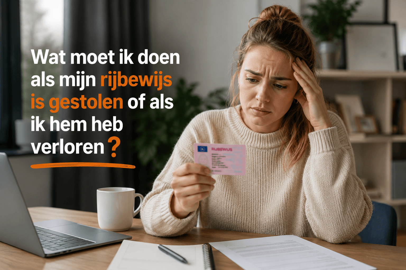 Wat moet ik doen als mijn rijbewijs is gestolen of als ik hem heb verloren?
