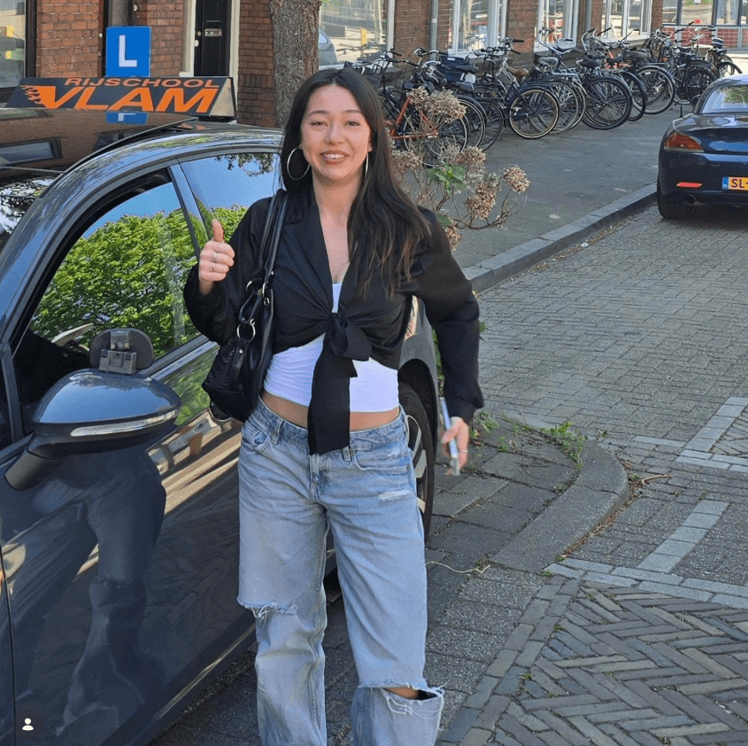 Geslaagde leerling bij Rijschool Vlam — foto 1