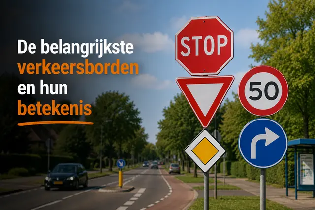 De belangrijkste verkeersborden en hun betekenis