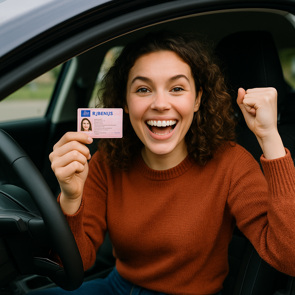 Ik ben geslaagd, hoe vraag ik mijn rijbewijs?